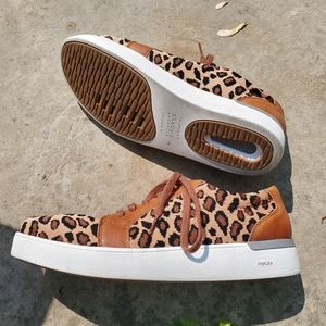 🐆$114 Rockport Womens Parissa Work Animal Print Safety Shoes Size 10.5 Wide